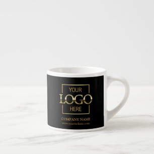 Modern Simple Personalized Company Branding Logo Espresso Cup