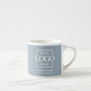 Modern Simple Personalized Company Branding Logo Espresso Cup