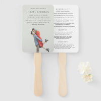 Modern Simple Photo Wedding Program