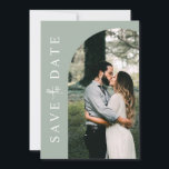 Modern Simple Photo Wedding Save the Date<br><div class="desc">Personalise all details in this elegant design for a simple modern wedding save the date featuring your custom photo.</div>