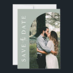 Modern Simple Photo Wedding Save the Date<br><div class="desc">Personalise all details in this elegant design for a simple modern wedding save the date featuring your custom photo.</div>