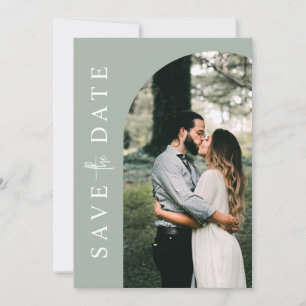 Modern Simple Photo Wedding Save the Date