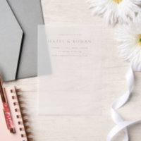 Modern Simple Photo Wedding Save the Date