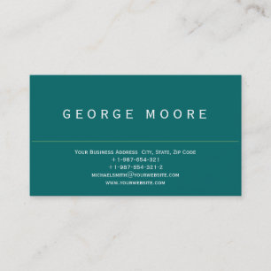 Modern Simple Plain Business Card
