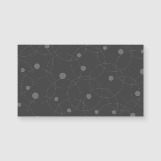 Modern, simple, playful, fun pattern of circles (Front)