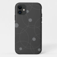 Modern, simple, playful, fun pattern of circles