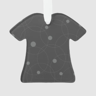 Modern, simple, playful, fun pattern of circles ornament