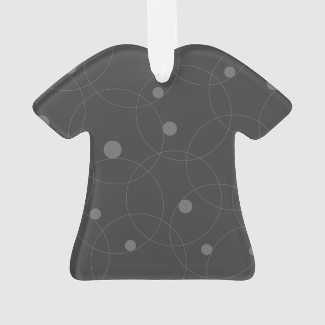 Modern, simple, playful, fun pattern of circles ornament (Back)