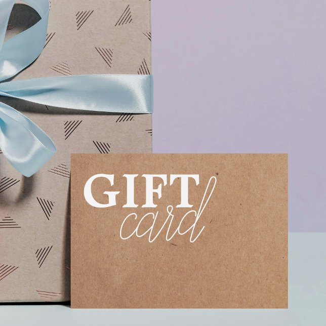 Modern Simple Printed Kraft Beauty (Creator Uploaded)