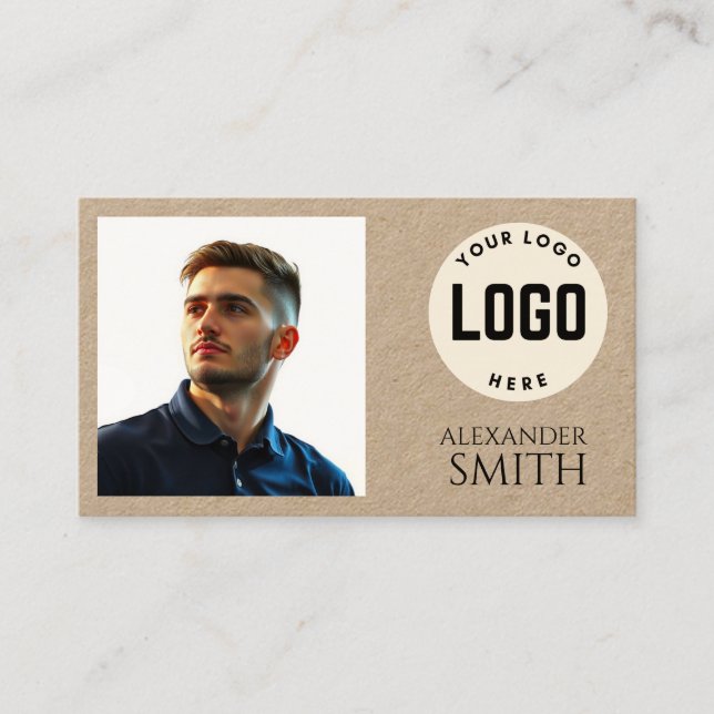 Modern Simple Professional Business Card Square  (Front)