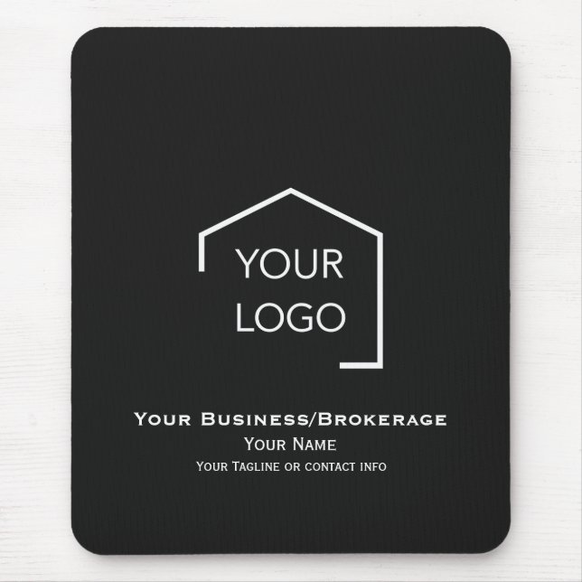 Modern Simple Professional Logo Mouse Mat (Front)