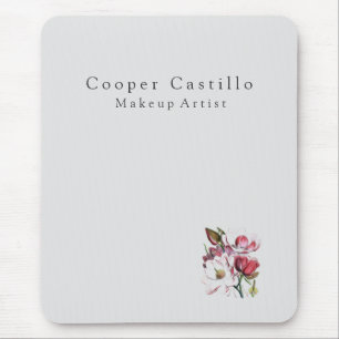 Modern Simple Professional Minimalist Magnolias Mouse Mat