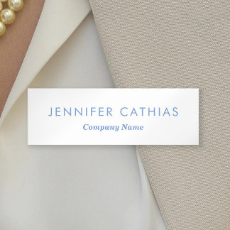 Modern Simple Professional Name Tag