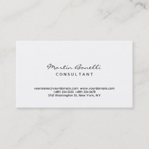 Modern Simple Professional Standard Business Card