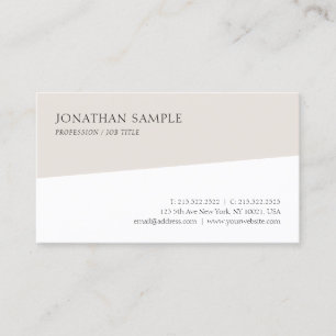 Modern Simple Professional Template Elegant Business Card