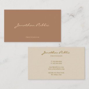 Modern Simple Professional Trendy Script Template Business Card