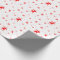 Modern Simple Red Moose Snowflakes