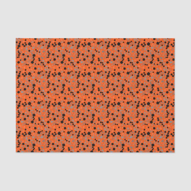 Modern Simple Red Terrazzo Tissue Paper (Front)