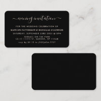 Modern Simple Script Evening Event Ticket Invite