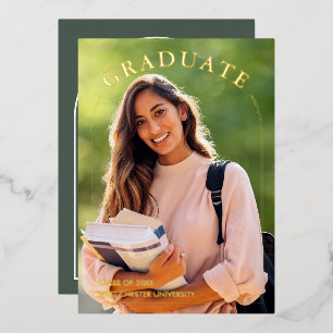 Modern Simple Script Photo Graduation
