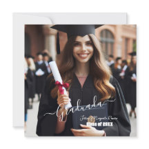 Modern Simple Spanish Flat Thank You Card