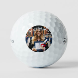 Modern Simple Spanish Photo Script   Custom Golf Balls