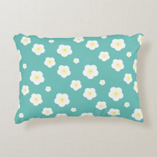 Modern Simple Spring Daisy flowers gradient Decorative Cushion
