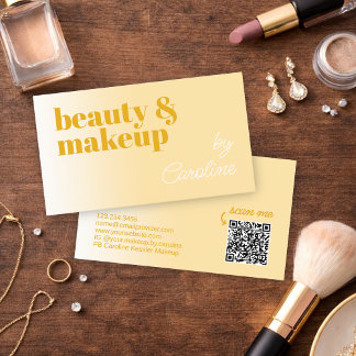 Modern Simple Summer Tuscan Sun Yellow White Business Card