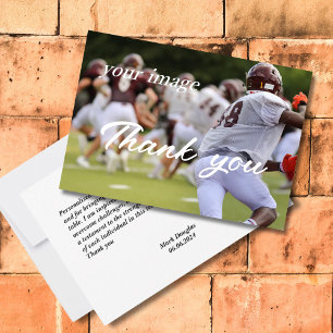 Modern Simple Teamwork Photo Thank You Card