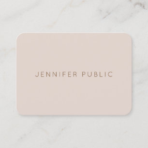Modern Simple Template Elegant Colour Professional Business Card