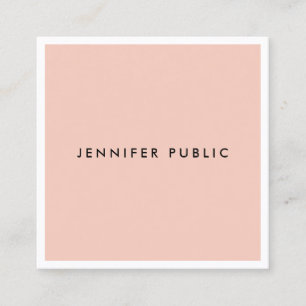 Modern Simple Template Professional Elegant Luxury Square Business Card