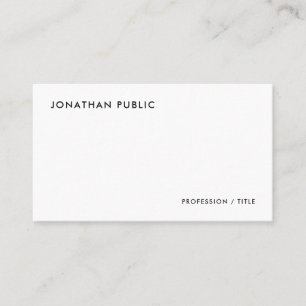 Modern Simple Template Professional Promotional Business Card