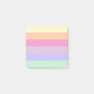 Modern Simple Template Rainbow Colours Stripe Post-it Notes