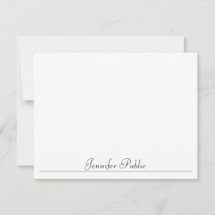 Modern Simple Template Script Name Typography