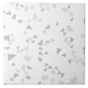 Modern Simple Terrazzo Grey White Tile