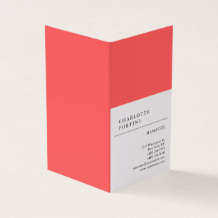 Modern Simple Trendy Minimalist Business Card