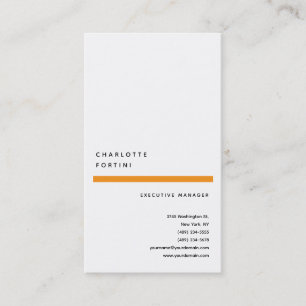 Modern Simple Trendy Minimalist Business Card