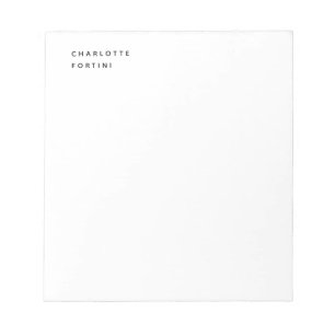 Modern Simple Trendy Minimalist Notepad
