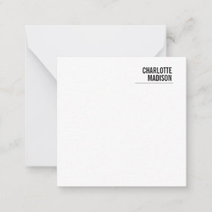 Modern Simple Trendy Minimalist Plain Card