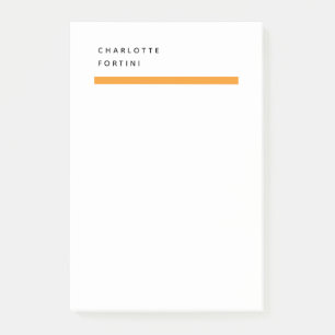 Modern Simple Trendy Minimalist Post-it Notes