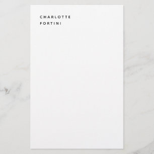 Modern Simple Trendy Minimalist  Stationery