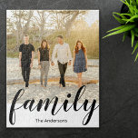 Modern Simple Typography Custom Family Photo Jigsaw Puzzle<br><div class="desc">Transform your cherished family moments into an entertaining and engaging activity with our Modern Simple Typography Custom Family Photo Jigsaw Puzzle. Perfect for family game nights, this personalised puzzle is designed to keep your loved ones connected and entertained. Featuring a sleek and clean typography layout, this puzzle blends contemporary design...</div>