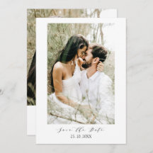 Modern, simple, typography wedding