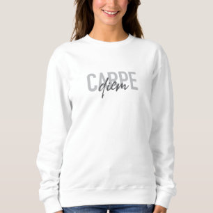 Modern, simple, urban, cool design Carpe Diem Sweatshirt