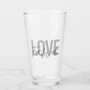 Modern, simple, urban cool design Love Forth Worth Glass