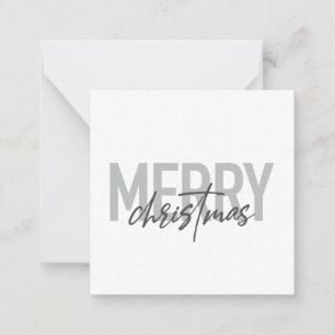 Modern, simple, urban cool design Merry Christmas Card
