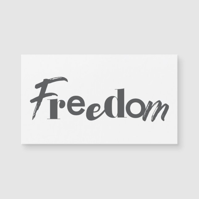 Modern, simple, urban, cool design of Freedom (Front)