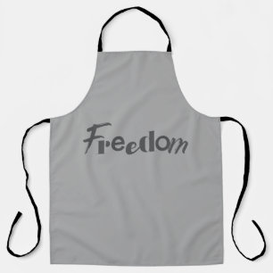 Modern, simple, urban, cool design of Freedom Apron