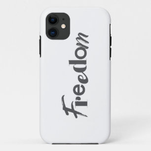 Modern, simple, urban, cool design of Freedom iPhone 11 Case