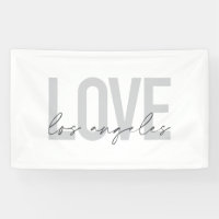 Modern, simple, urban design of Love Los Angeles
